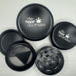 diehanfapotheke Grinder Diamant schwarz, 4-teilig